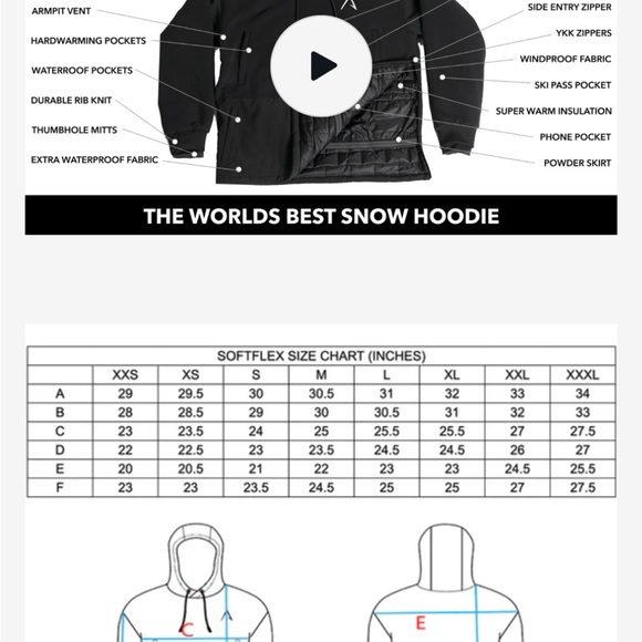 Alphatech soft flex Men’s 2XL Ski/Snowboard Sweatshirt - Picture 5 of 6